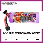 GNB GAONENG 6S 3000mAh 22.8V 120C RC LiPo Battery HV LiHV High Voltage Discharge Air Wing Dones Helicopter RC Car Boat Hobbies